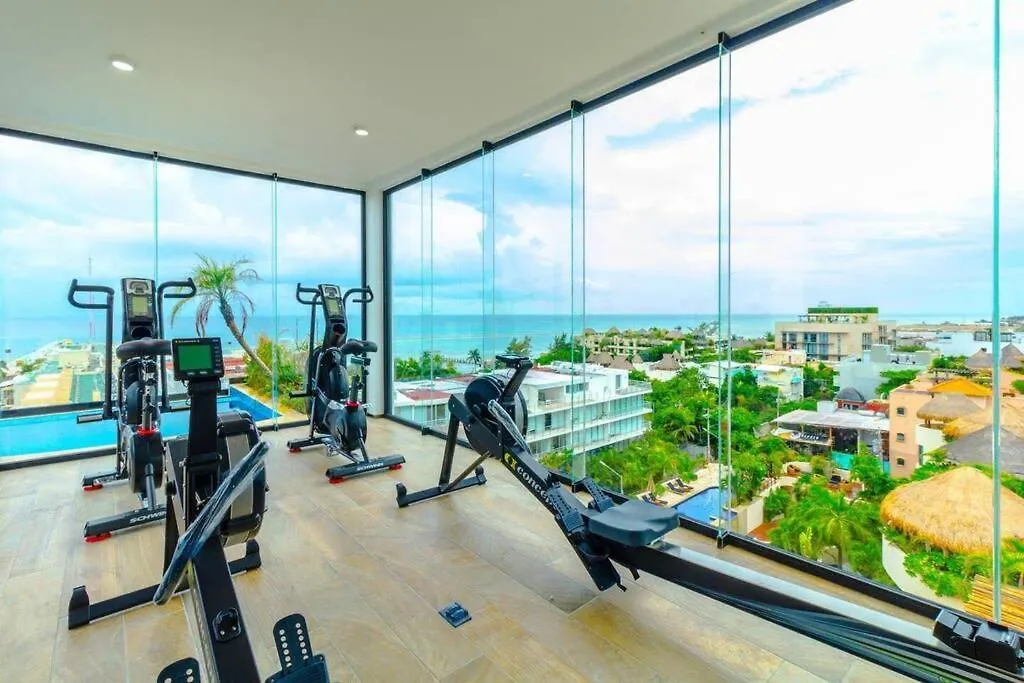 Studio With Ac Pool Gym, Rooftop View 100Mb Wifi بلايا ديل كارمن المكسيك